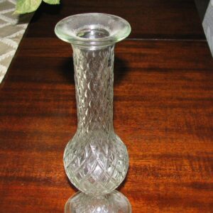 E O Brody glass bud vase