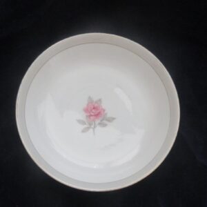 Vintage Mita Shoten "Solitaire" Rose and Gray Bowl..