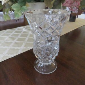 Avitra Hand Cut Lead Crystal Vase Made In Poland 1