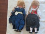 Zillertal Pair Of Plastic Dolls Made In Austria 1