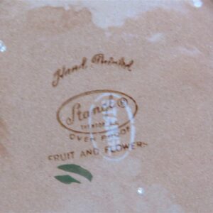 Fruit & Flowers Bread Plate Stangl 2