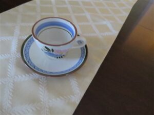 Fruit & Flowers Cup & Saucer Stangl 2