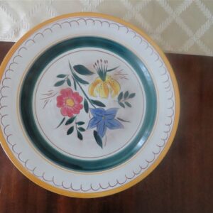 Garden Flower Chop Plate Stangl 2