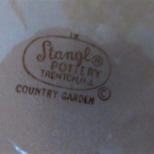 Country Garden Chop Plate Stangl 2