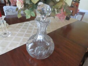 Cut Glass Decanter 1