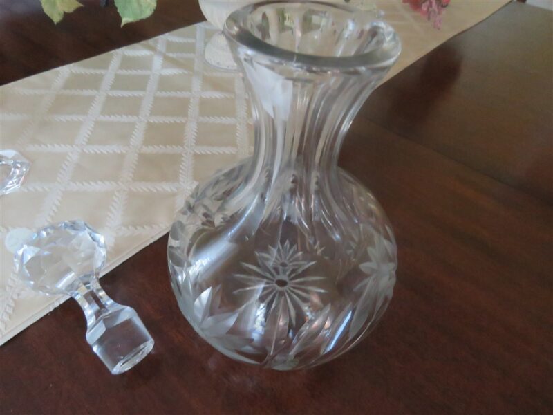 Cut Glass Decanter 2