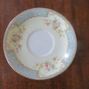 Footed Cup & Saucer Blue Dawn 622 Noritake 2
