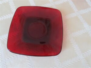 Ruby Red Cup & Saucer 2