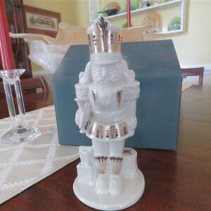 LENOX CHINA JEWELS TRUMPET NUTCRACKER MADE IN USA 1