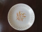 Homer Laughlin Golden Wheat Fleur De Lis Soup Bowl 1