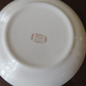 Homer Laughlin Golden Wheat Fleur De Lis Soup Bowl 2