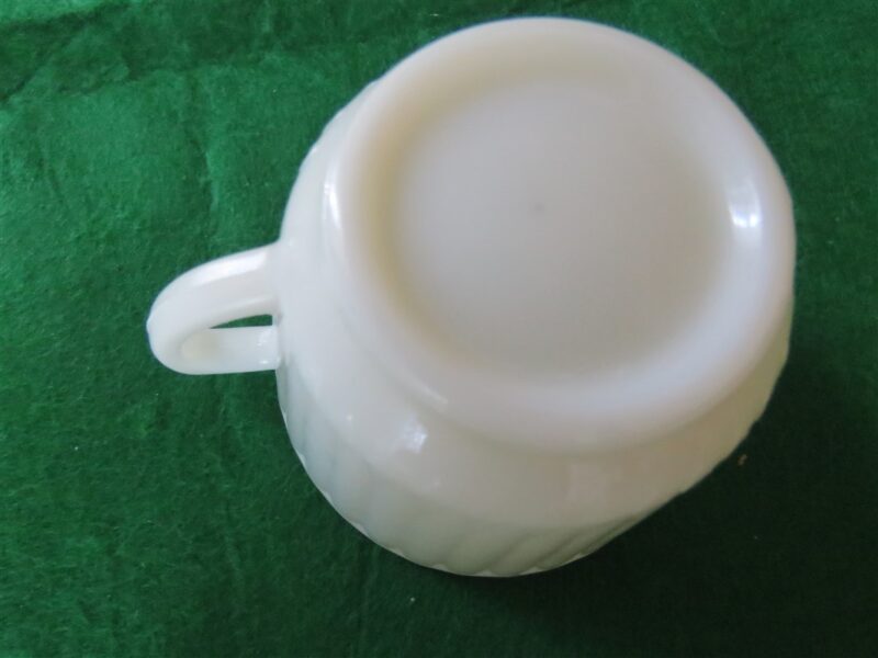 White Glass Fire King Ware Coffee Cup 4