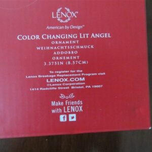Color Changing Lit Angel Ornament 2