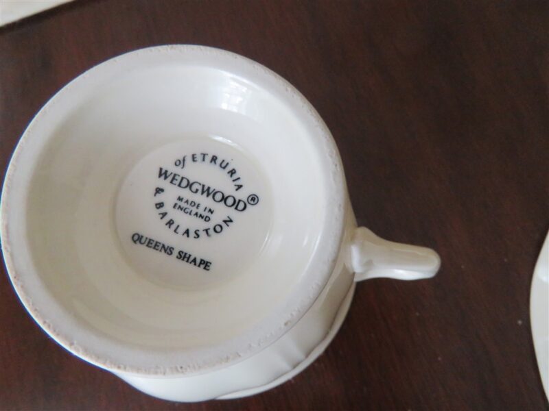 Wedgwood Cup & Saucer Queens Shape 4