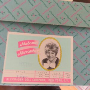 HEIDI #1580 Madame Alexander Doll Circa 1965 Collectible 1