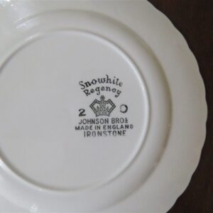 Bread Plate Johnson Brothers Snowhite Regency 2