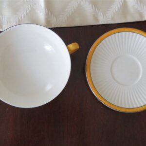 Footed Cream Soup Bowl & Saucer Set A7049 by WEDGWOOD 2