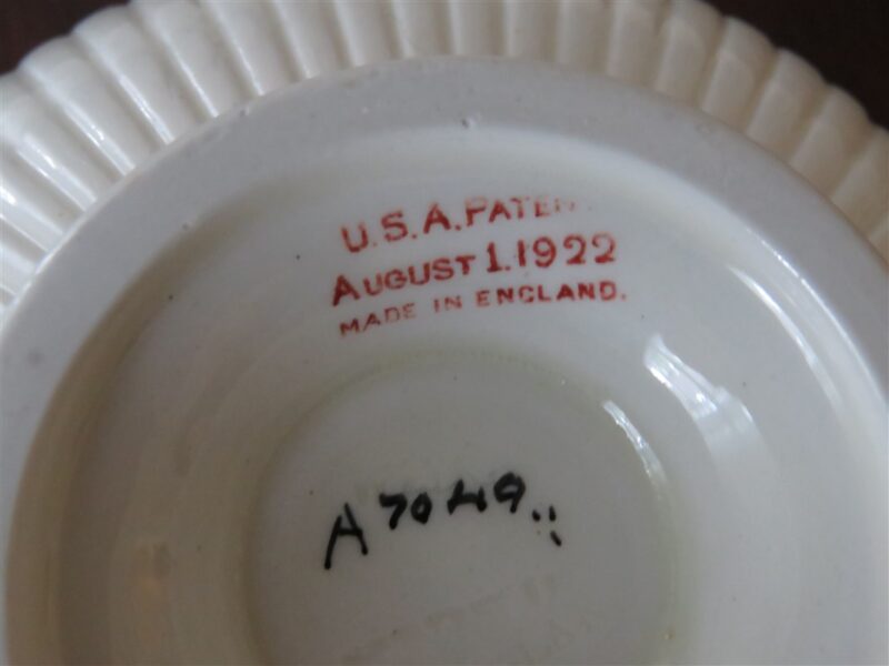 Footed Cream Soup Bowl & Saucer Set A7049 by WEDGWOOD 4