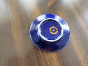 Limoges Cobalt Blue Trinket Tray 2