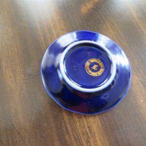 Limoges Cobalt Blue Trinket Tray 2