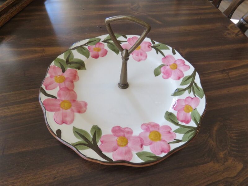 Vintage Stangl Pink Dogwood Serving Tray 2