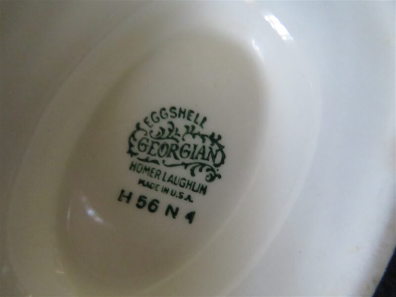 Homer Laughlin Eggshell Georgian Gravy Boat 4