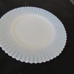 Petalware Salad Plate White Monax Depression Glass MacBeth Evans 2