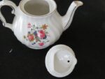 Vintage Sadler China Floral Swirl Teapot #4162 Pattern 3