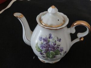 Napco China Hand Painted Teapot 1