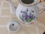 Napco China Hand Painted Teapot 4