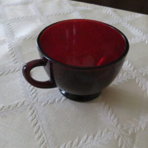 Ruby Red Cup Anchor Hocking 3