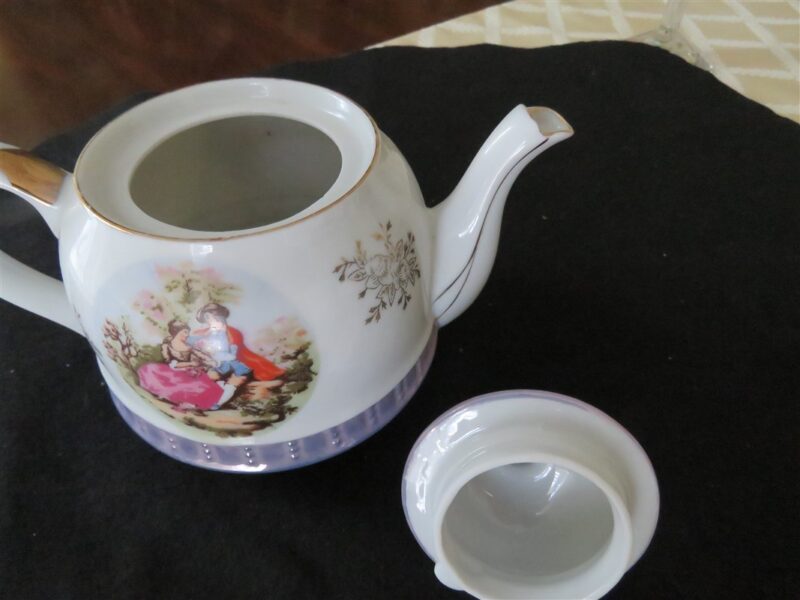 Vintage Norleans Japanese Mid Century China Teapot 4