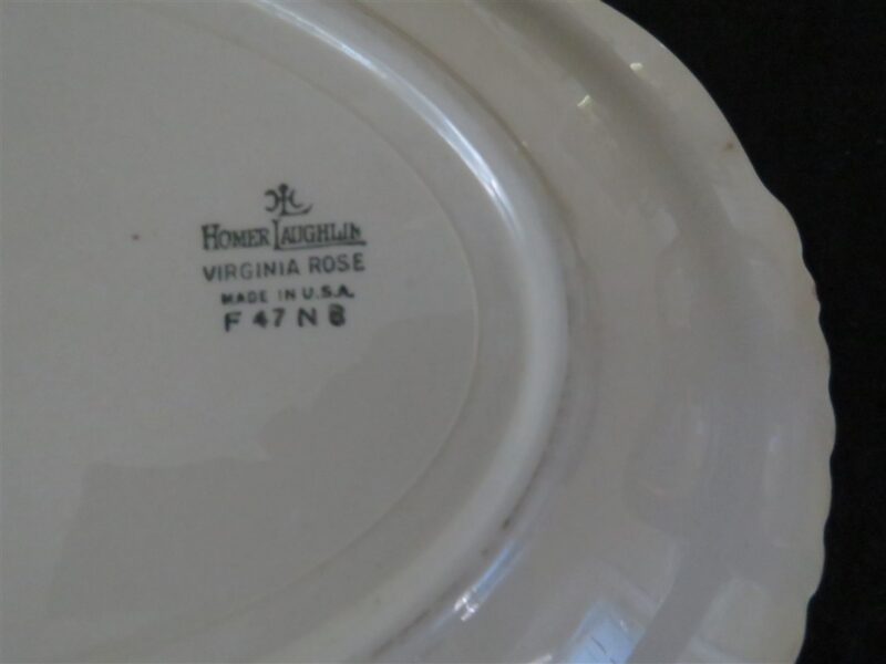 Platter Homer Laughlin Virginia Rose 2