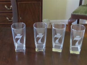 Set of 4 Segram's 7 Glasses 2