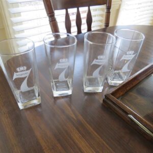 Set of 4 Segram's 7 Glasses 3