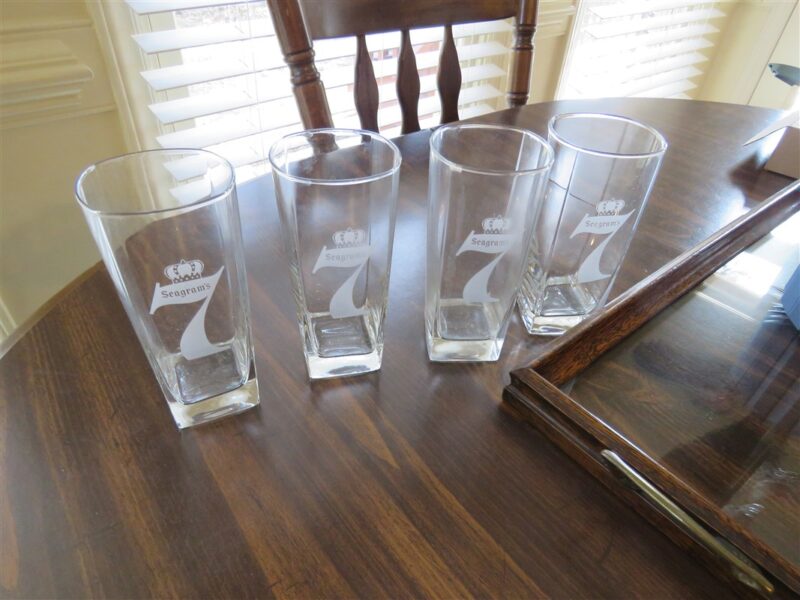 Set of 4 Segram's 7 Glasses 3