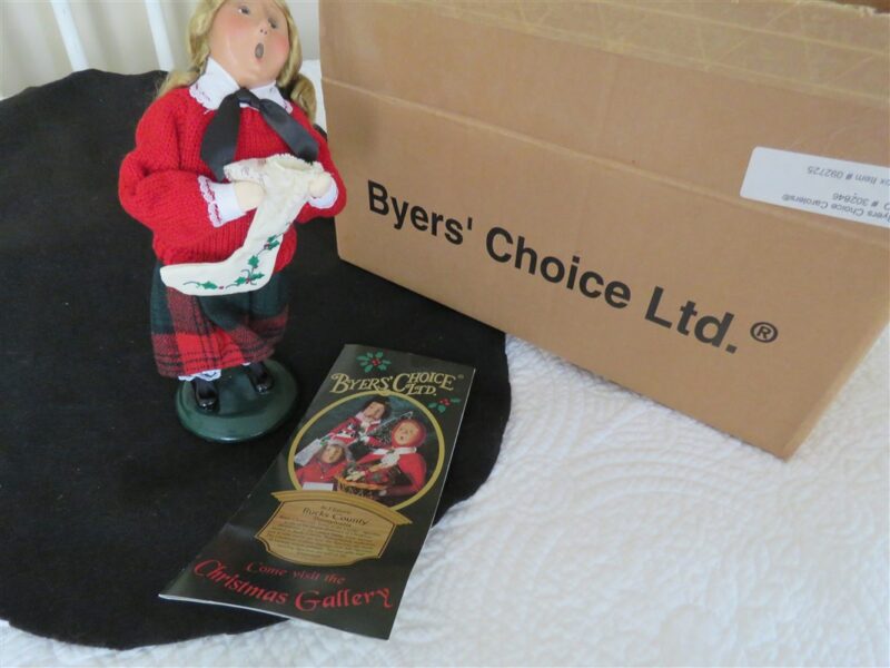 Byers Choice Carolers Holiday | Byers Choice Lenox Exclusive Victorian Child 7