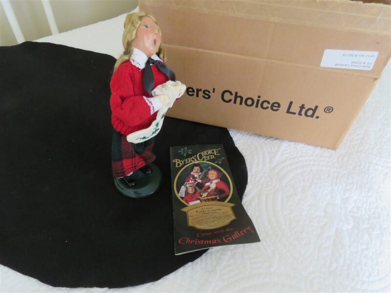 Byers Choice Carolers Holiday | Byers Choice Lenox Exclusive Victorian Child