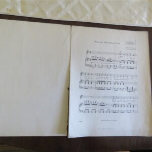 When the Moon Shines Down 1918 Sheet Music Augustus Barratt Fancy Free Musical