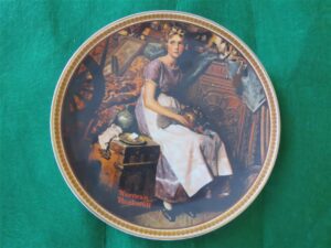 NORMAN ROCKWELL'S "DREAMING IN THE ATTIC" COLLECTOR PLATE 12