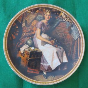 NORMAN ROCKWELL'S "DREAMING IN THE ATTIC" COLLECTOR PLATE 12