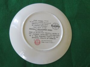 NORMAN ROCKWELL'S "DREAMING IN THE ATTIC" COLLECTOR PLATE 1