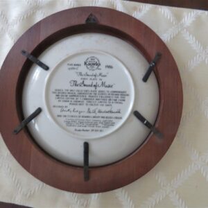 Sound of Music Collector Plate 1986, 1st plate in Sound of Music series Edwin M Knowles