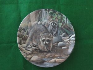 Collector Plate Knowles The Raccoon By Kevin Daniel 1987 1