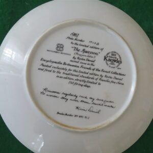 Collector Plate Knowles The Raccoon By Kevin Daniel 1987 2
