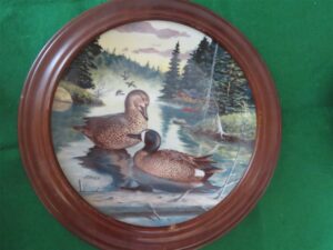 Collector Plate Knowles China Plate 1988 The Blue-winged Teal Duck Bart Jerner Living Nature 1