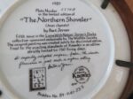 Vintage Collector Plate 1987 Knowles The Northern Shoveler  3