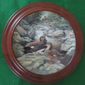 Vintage Collector Plate, Edwin Knowles China, By Bart Jerner, The Gadwall" 1