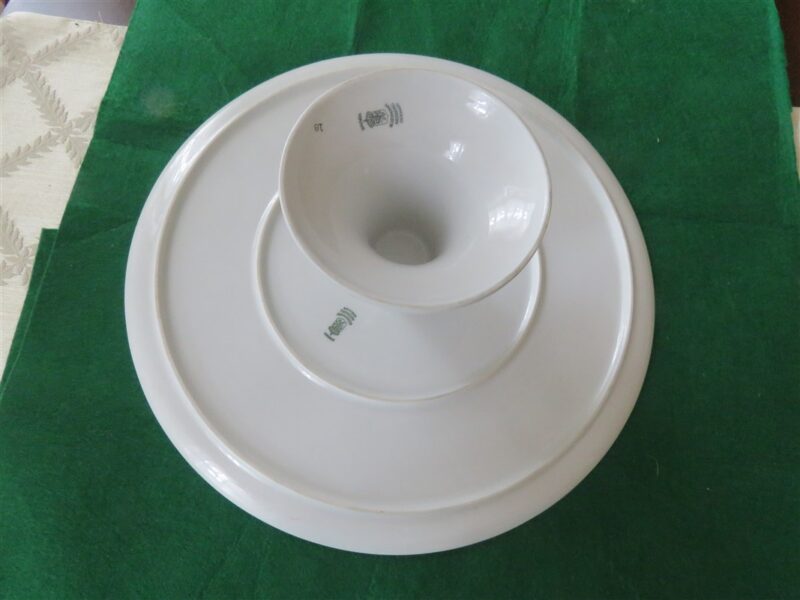 Porcelain Pedestal Cake Stand Shumann Bavaria Auzberg, Garmany , Wedding Cake Display 4