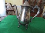 Vintage Silverplate Lidded Coffee Pot  Footed 1